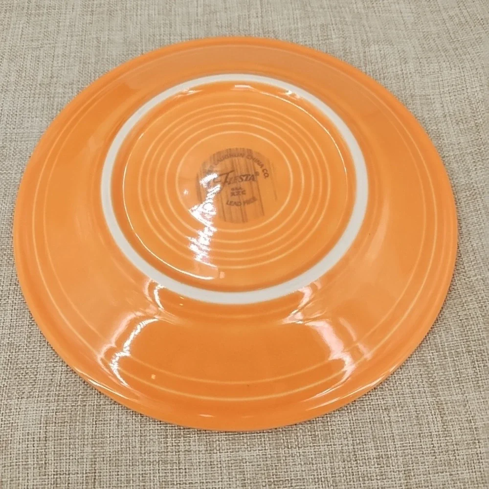 Fiesta Retired Tangerine Classic Rim Cereal Bowl 6 7/8